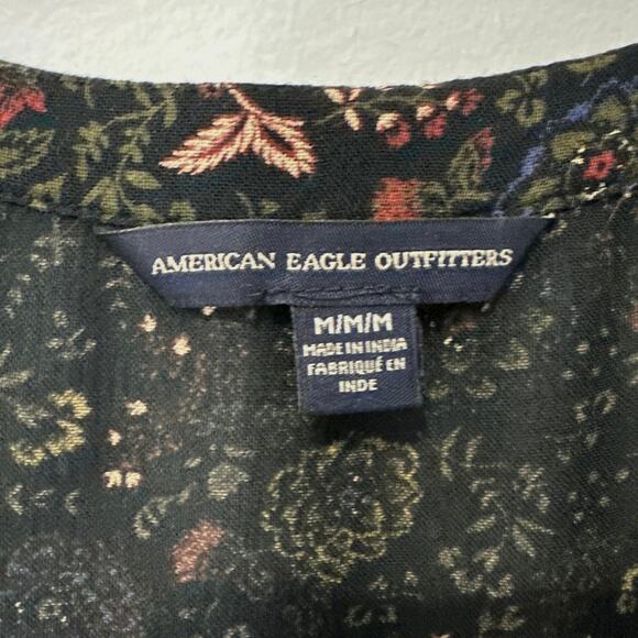 American Eagle Floral Top Women's Size Medium - Picture 6 of 8